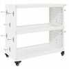 vidaXL Cărucior pentru unelte Alb 75 x 35 x 73 cm Oțel laminat la rece