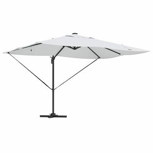 vidaXL Umbrelă de soare 352 x 251 x 265 cm Poliester și Aluminiu