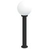 vidaXL St&acirc;lp luminos 80 cm negru IP44