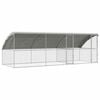 vidaXL Cușcă pentru pui 3 buc. Argintiu 600 x 200 x 200 cm