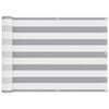 vidaXL Ecran de balcon Gri deschis și alb. 75 x 200 cm