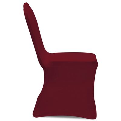 vidaXL Huse elastice pentru scaun, 30 buc., vișiniu