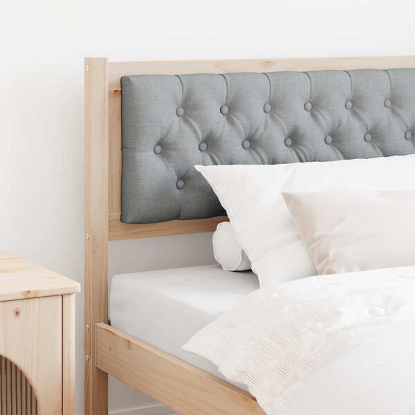 vidaXL Tăblie cap Altele Maro și gri deschis 100 cm Lemn masiv de pin