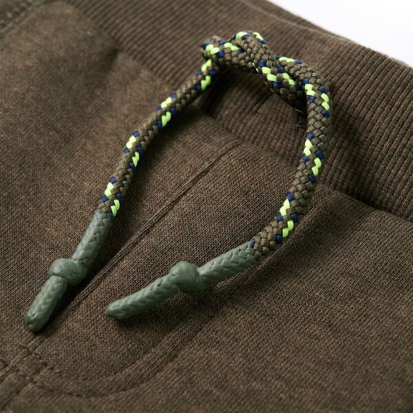 Pantaloni de trening pentru copii, kaki melanj, 128