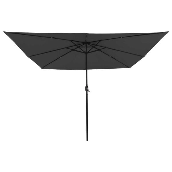 vidaXL Parasol de Grădină Antracit și negru 295 x 295 x 245 cm