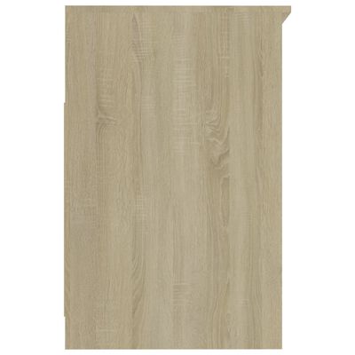 vidaXL Dulap cu sertare alb & stejar sonoma 40x50x76 cm lemn compozit