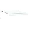 vidaXL Copertină retractabilă Alb 300 x 250 x 165 cm