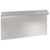 vidaXL Gard pentru melci 16 buc. 50 x 3,5 x 25 cm Oţel inoxidabil