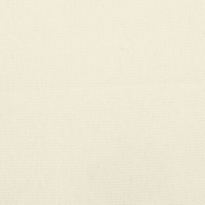 vidaXL Pernă bancă de grădină, alb crem, 180x50x7 cm, textil oxford