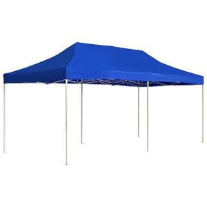 vidaXL Cort de petrecere pliabil profesional albastru 6x3 m aluminiu