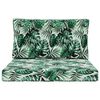 vidaXL Perna pentru canapea de exterior 2 pcs Model cu frunze