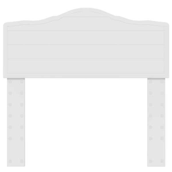 vidaXL Tăblie cap cu headboard Alb 90 cm Lemn compozit