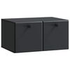 vidaXL Oglindă TV montată pe perete 59,5 x 41 x 30 cm Negru
