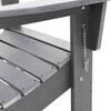 vidaXL Scaun pliabil Adirondack Gri deschis 74.5 x 80.5 x 90 cm HDPE