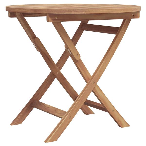 vidaXL Set de masă pentru grădină 3 pcs Maro Lemn Solid de Acacia