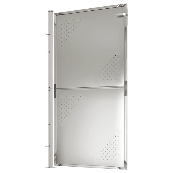 vidaXL Poartă de grădină 100x175 cm oțel inoxidabil