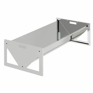 vidaXL Jgheab pentru hrănirea animalelor Argintiu 108 x 50 x 28 cm