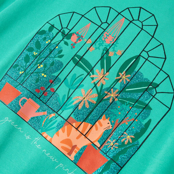 Tricou pentru copii, verde mentă, 92