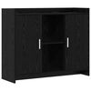 vidaXL Bufet Black Oak 98,5 x 33 x 80 cm Lemn prelucrat