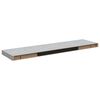 vidaXL Rafturi perete suspendate 4 buc. gri beton 90x23,5x3,8 cm MDF