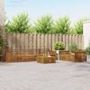 vidaXL Set de canapele de exterior 7 pcs natural Lemn Solid de Acacia