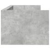 vidaXL Pat de zi cu sertare fără saltea, gri beton, 75x190 cm