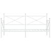 vidaXL Pat de zi fără saltea alb 90x200 cm oțel