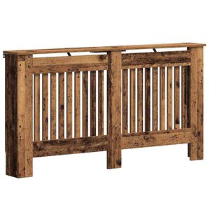 vidaXL Capac pentru radiator Lemn Vechi 152 x 19 x 81,5 cm