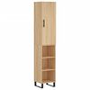 vidaXL Dulap &icirc;nalt, stejar sonoma, 34,5x34x180 cm, lemn prelucrat