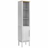 vidaXL Dulap de baie &icirc;nalt FLORO Alb 35 x 30 x 160 cm