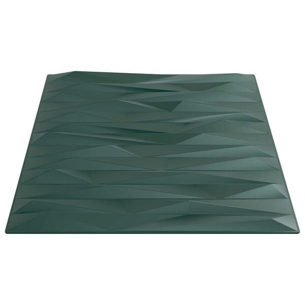 vidaXL Panouri de perete 48 pcs Verde Stone 50 x 50 cm Spumă XPS