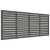 vidaXL Tăblie de pat pentru perete, gri, 156x3x91,5 cm, lemn masiv pin