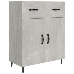 vidaXL Dulap, gri beton, 69,5x34x90 cm, lemn compozit