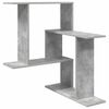 vidaXL Raft de perete Gri Beton 67 x 67 x 87 cm Lemn prelucrat