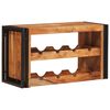 vidaXL Raft pentru vin Maro 80 x 45 x 33 cm Lemn Solid de Acacia
