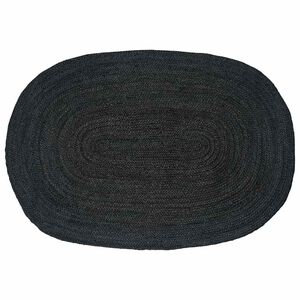vidaXL Covoare de zonă Gri &icirc;nchis 122 x 183 cm Iută