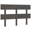 vidaXL Tăblie de pat, gri, 144x3x81 cm, lemn masiv de pin