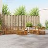 vidaXL Set de canapele de exterior 6 pcs natural