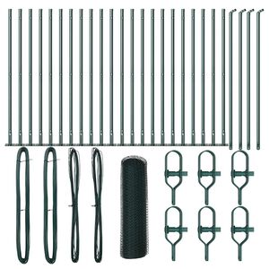 vidaXL St&acirc;lp de gard. Verde