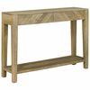 vidaXL Masă de consolă cu sertar cu raft Gri natural 110 x 30 x 80 cm