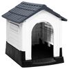 vidaXL Cușcă pentru c&acirc;ini gri 57x68x66 cm polipropilenă