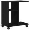 vidaXL Masă laterală Stejar negru 50 x 30 x 55 cm Lemn prelucrat