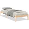 vidaXL Cadru de pat foarte lung fără saltea, 80x220 cm, lemn masiv pin