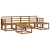 vidaXL Set de canapele de exterior 6 buc. natural