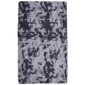 vidaXL Covor shaggy cu pom &icirc;nalt, NAVARRA, gri &icirc;nchis, 60x100 cm
