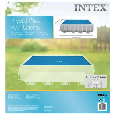 Intex Prelată solară de piscină, albastru, 476x234 cm, polietilenă