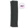vidaXL Huse &icirc;ncălzitoare formă piramidă 2 buc. 58x58x228cm Oxford 420D