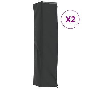vidaXL Huse &icirc;ncălzitoare formă piramidă 2 buc. 58x58x228cm Oxford 420D