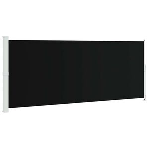 vidaXL Copertină laterală retractabilă de terasă, negru, 200 x 500 cm