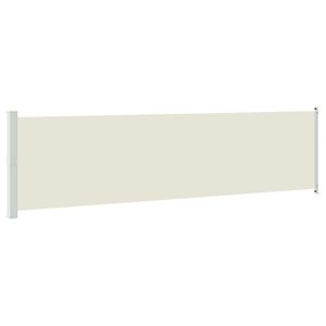 vidaXL Copertină laterală retractabilă de terasă, crem, 614 x 160 cm